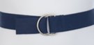 navy blue cotton dee-ring belt