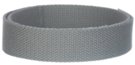 gray 1-1/4" acrylic canvas webbing