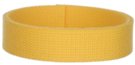 yellow 1-1/4" acrylic canvas webbing