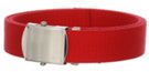 acrylic cardinal red military belt 6-pack