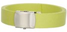 acrylic lime green military belt 6-pack