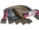 canvas belts with buckles and tips