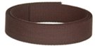 roll of dark brown cotton webbing