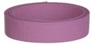 roll of mauve cotton webbing