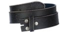 black cracked leather snap buckle belt straps