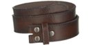 brown distressed leather snap buckle belt straps