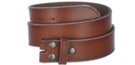 tan distressed leather snap buckle belt straps