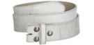 white distressed leather snap buckle belt straps