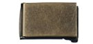 flip-top antique brass military buckles