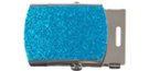 glitter blue steel military-style buckle