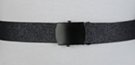 glittery black 1-1/4" webbing