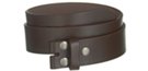 dark brown smooth leather snap buckle belt straps