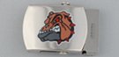 spike collar bulldog nickel military buckle