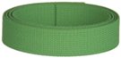 heavy weight green 1-1/4" polyester webbing