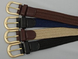 brass buckle premium stretch belts