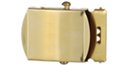 solid brass military-style buckle