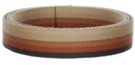 five-tone brown striped webbing