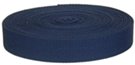 mini-roll of navy blue acrylic webbing