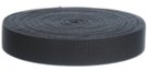 mini-roll of charcoal gray acrylic webbing