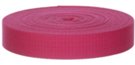mini-roll of fuchsia acrylic webbing