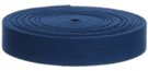 mini-roll of navy blue cotton webbing
