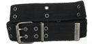 black double eyelet cargo belt