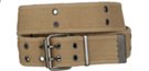 khaki double eyelet cargo belt