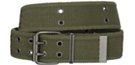 olive double eyelet cargo belt