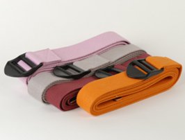 natural cotton yoga straps